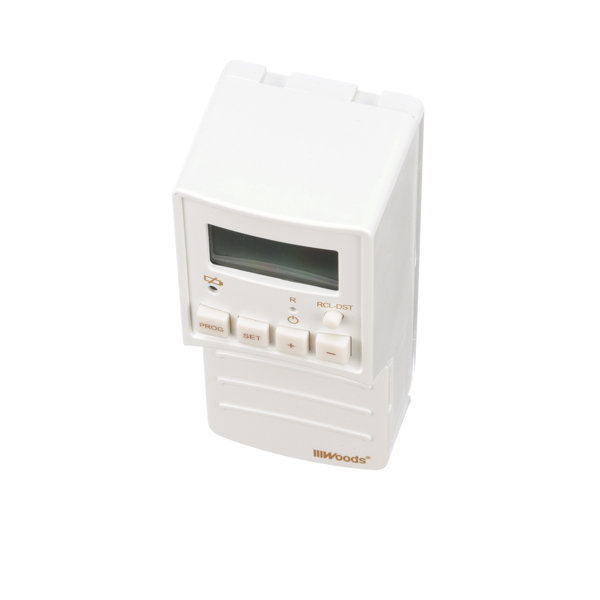Woods Flip Switch Converts Toggle Switch to Programmable Timer Wayfair